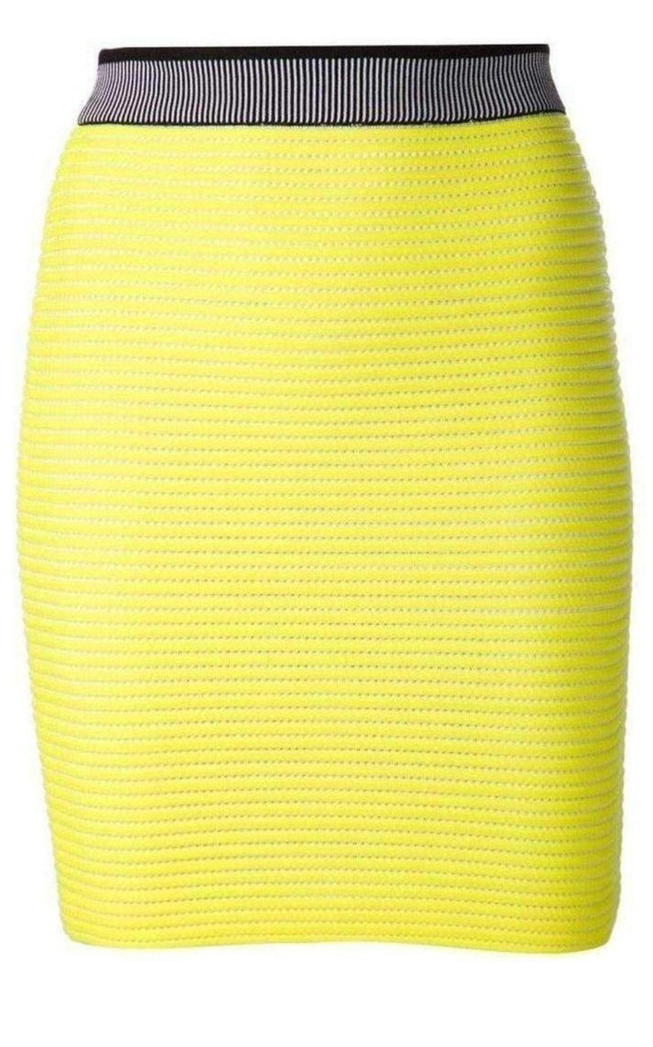Alexander Wang Neon - Yellow Cycling Pencil Skirt - Runway Catalog