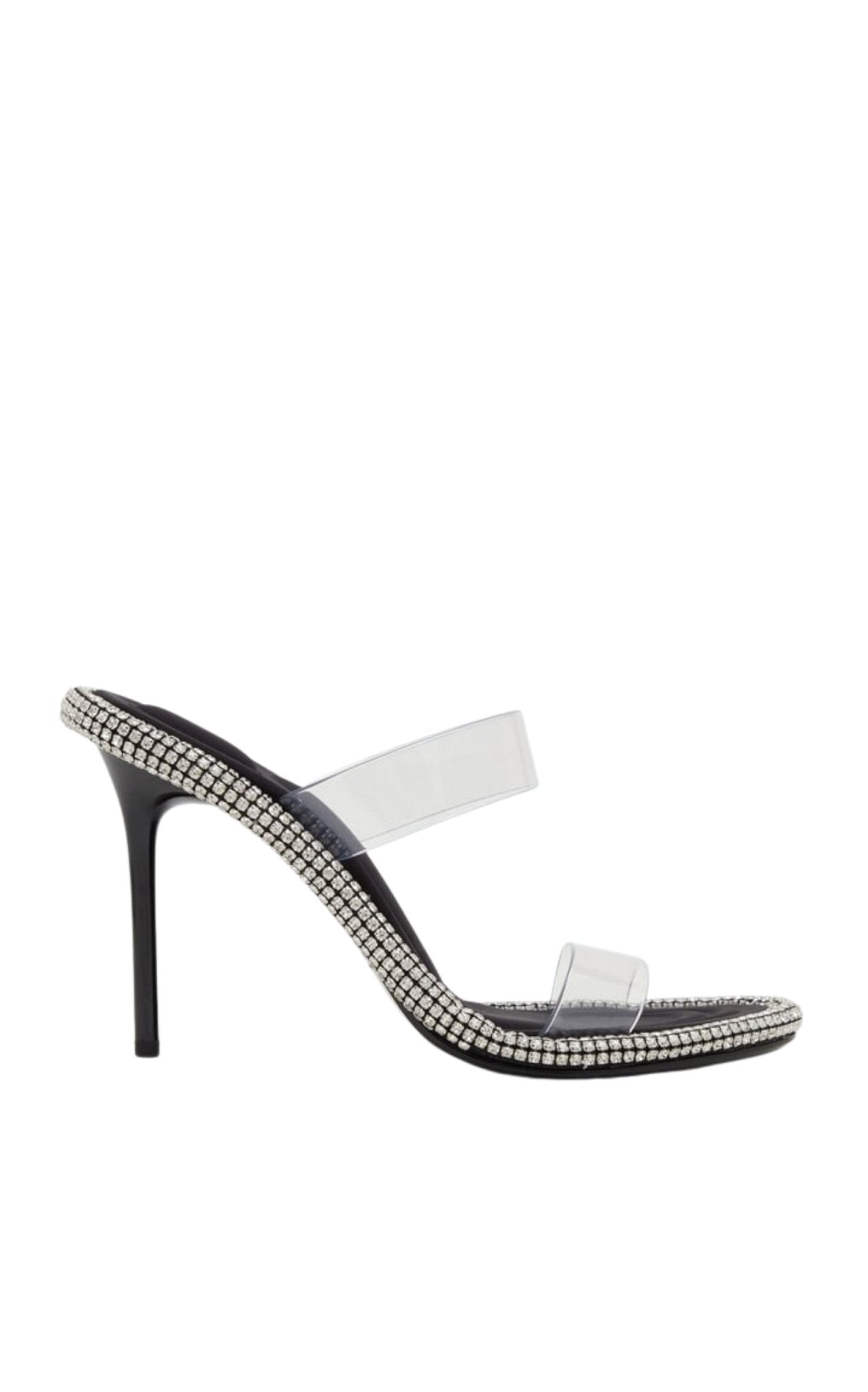 Alexander Wang Nova Crystal Mule Heels - Runway Catalog