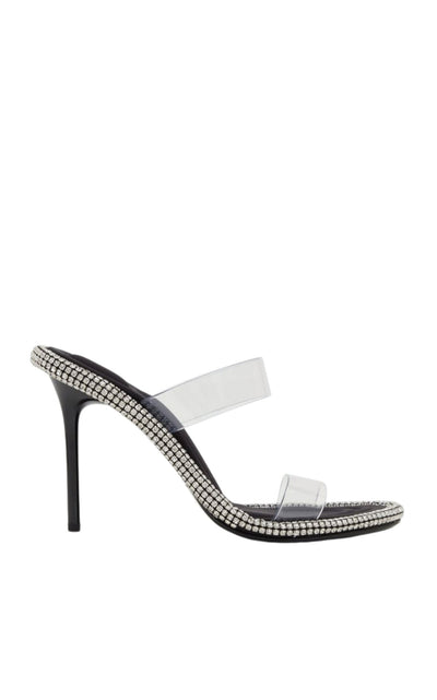Alexander Wang Nova Crystal Mule Heels - Runway Catalog