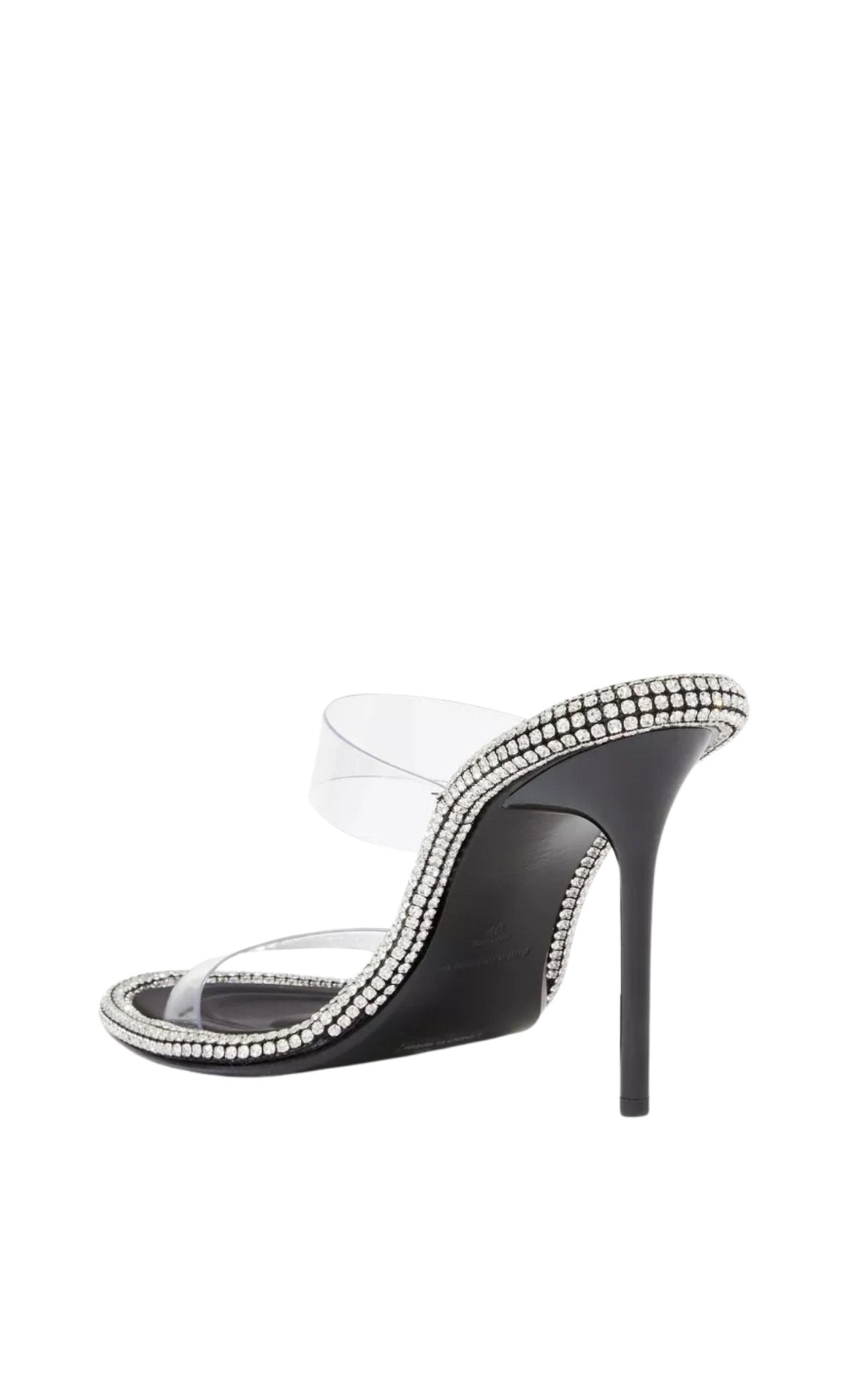 Alexander Wang Nova Crystal Mule Heels - Runway Catalog