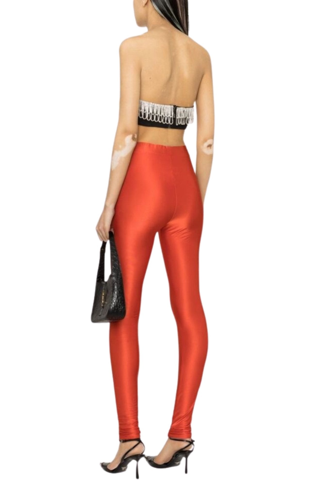 Alexandre Vauthier High - waisted Jersey Leggings - Runway Catalog