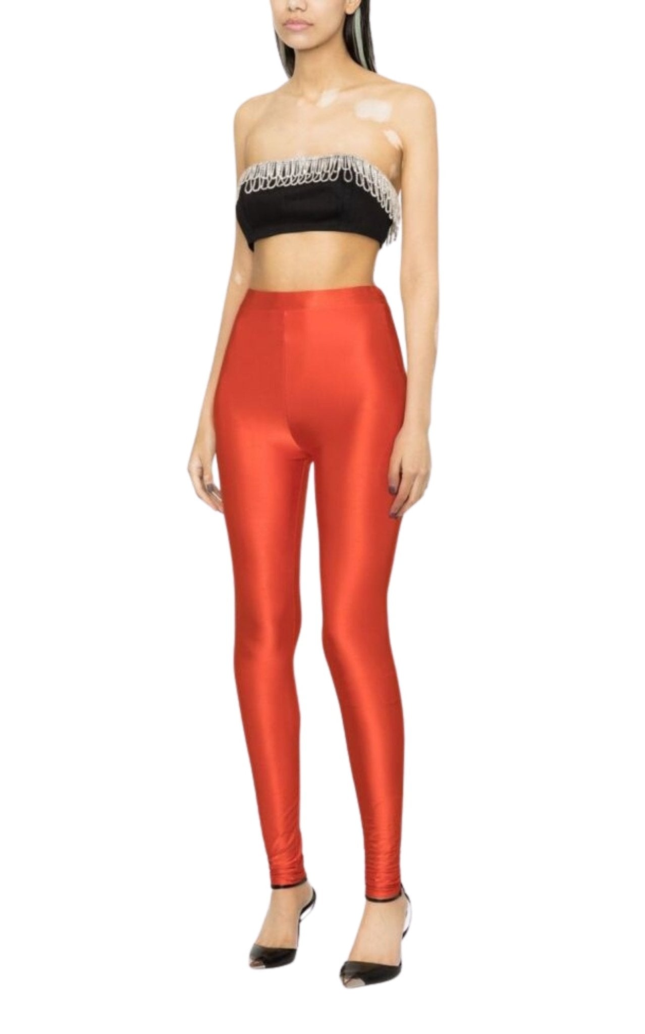 Alexandre Vauthier High - waisted Jersey Leggings - Runway Catalog