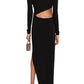 Hoop-detail Cut-out Asymmetric Dress Alexandre Vauthier