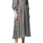 Polka-dot Print Midi Dress Alexandre Vauthier