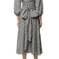 Polka-dot Print Midi Dress Alexandre Vauthier