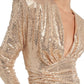 Ruched V-neck Dress Alexandre Vauthier