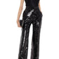 Sequinned Straight Leg Pants Alexandre Vauthier