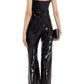 Sequinned Straight Leg Pants Alexandre Vauthier