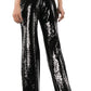 Sequinned Straight Leg Pants Alexandre Vauthier