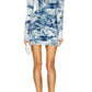 Tie-dye Print Ruched Mini Dress Alexandre Vauthier