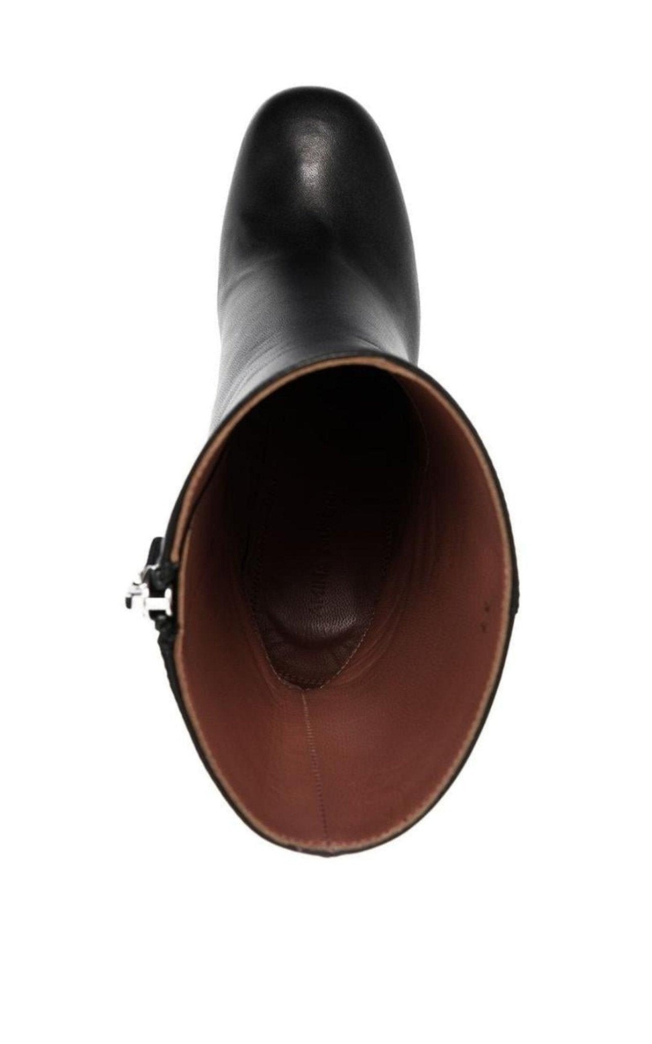 Amina Muaddi Dua Glass Ankle Boots - Runway Catalog