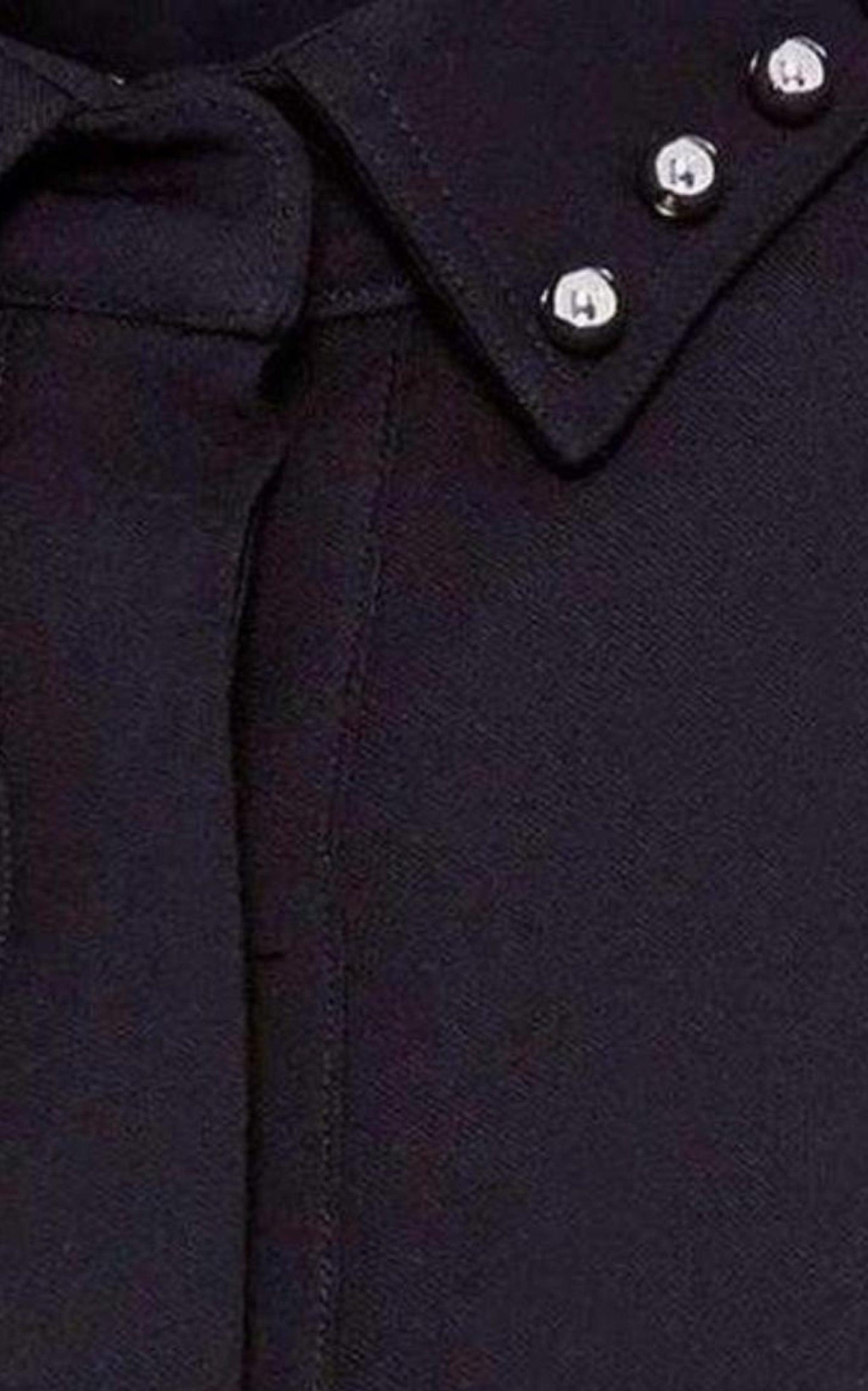 Black Classical Shirt With Stud Collar Anthony Vaccarello