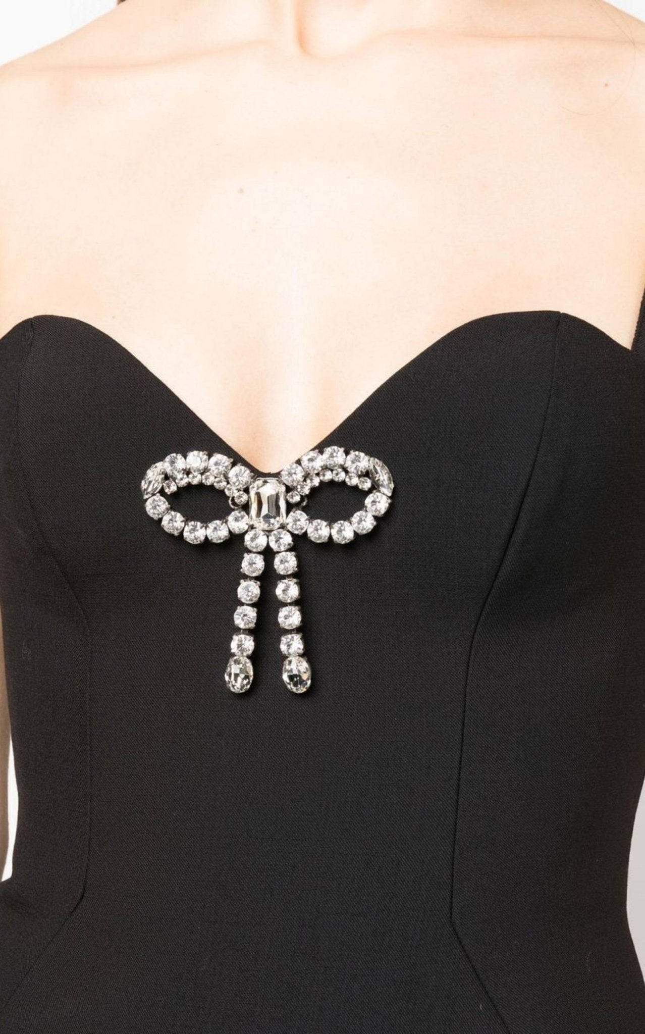 Area Crystal Spike Mini Dress - Runway Catalog