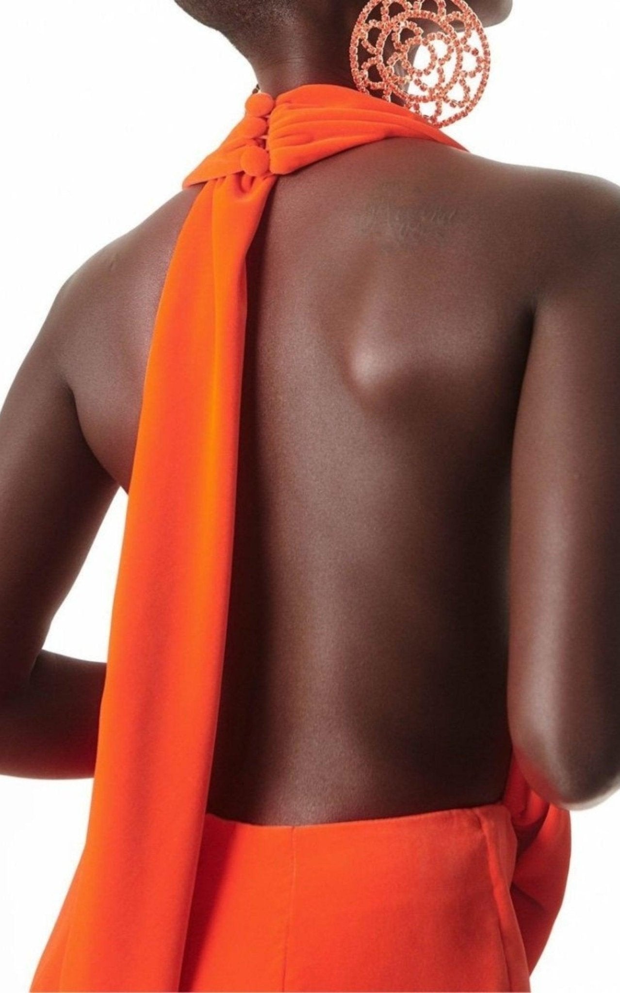 Area Draped Cowl Jumpsuit - Runway Catalog