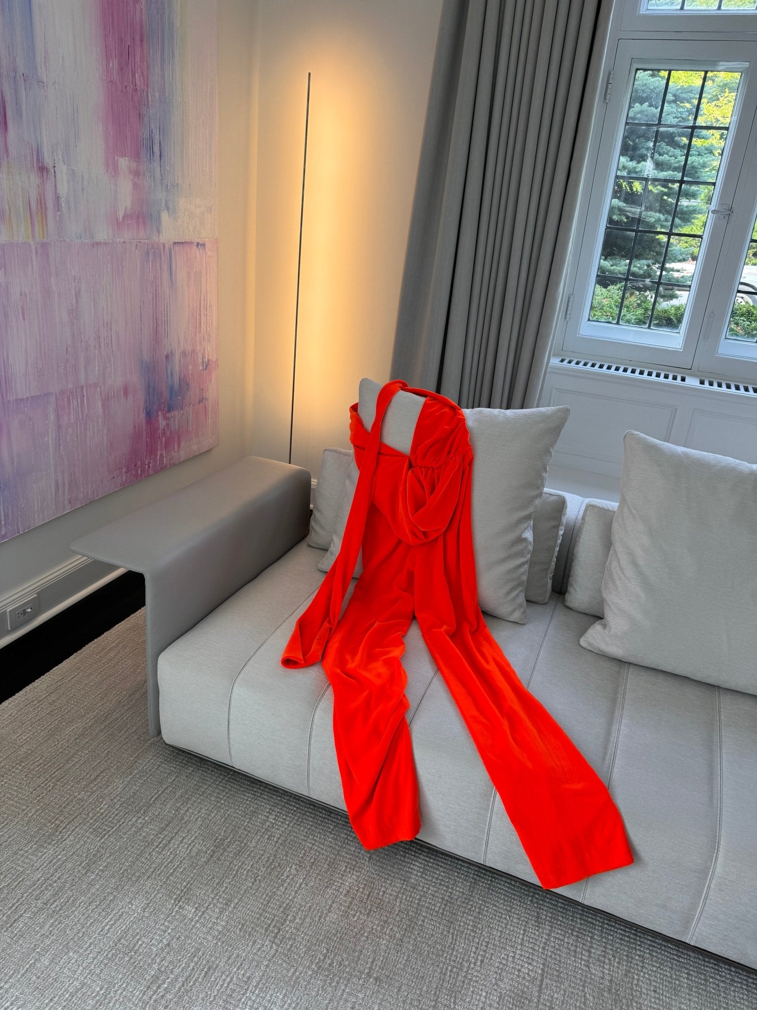 Area Draped Cowl Jumpsuit - Runway Catalog