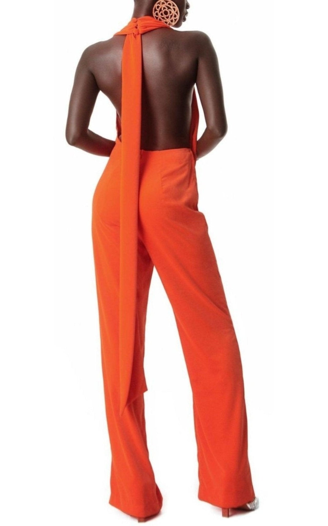 Area Draped Cowl Jumpsuit - Runway Catalog