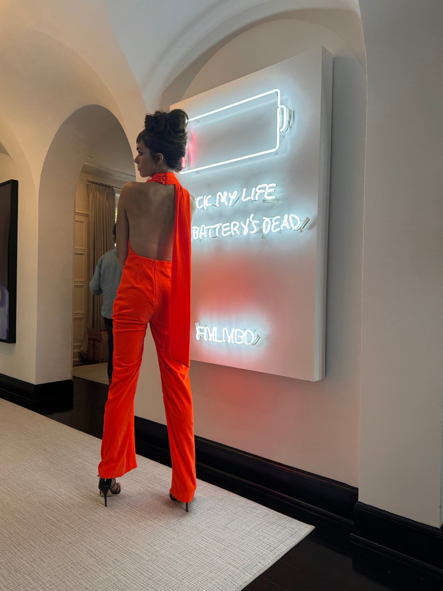 Area Draped Cowl Jumpsuit - Runway Catalog