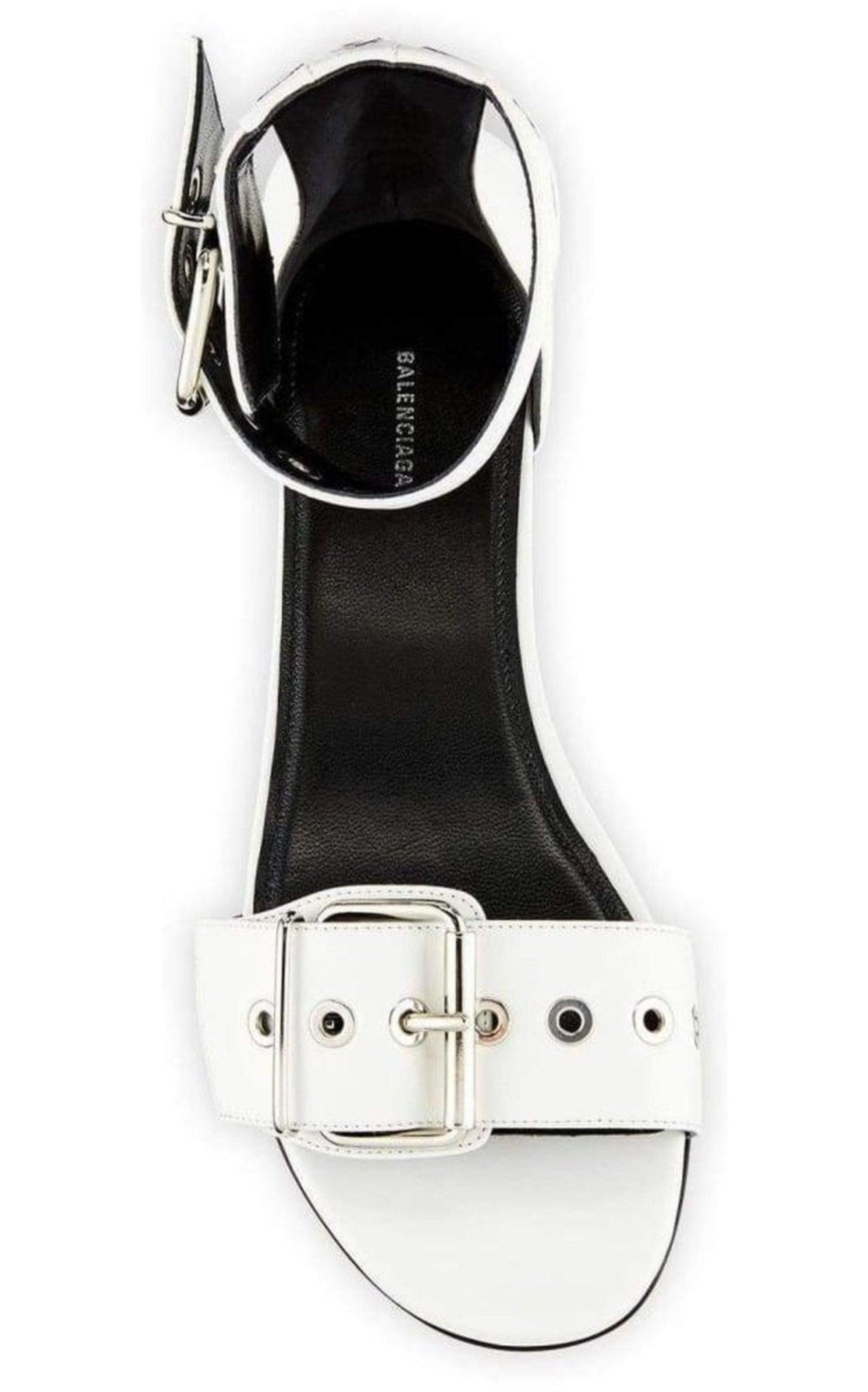 Balenciaga Belt Flat Ankle Strap Sandal - Runway Catalog