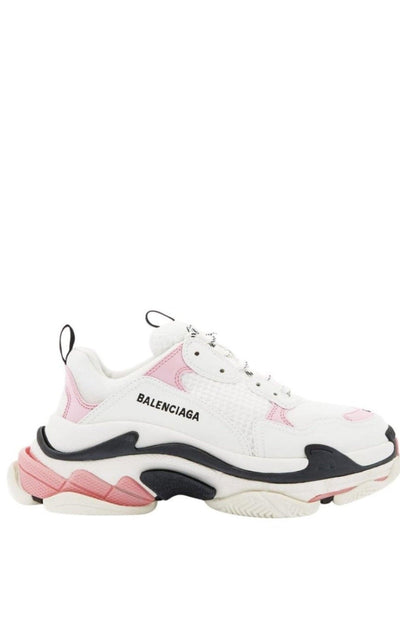 Triple S leather and Mesh Sneakers Balenciaga