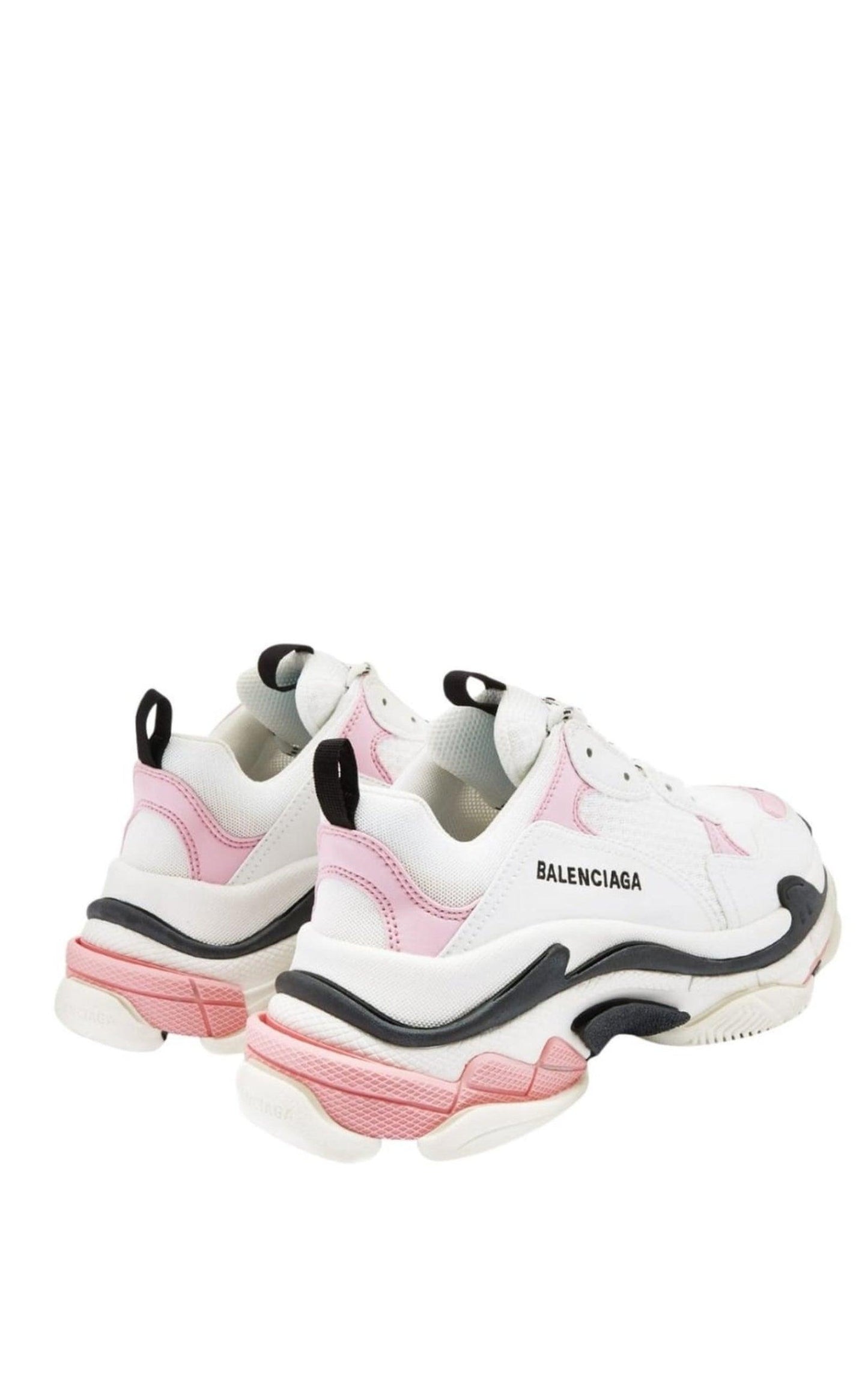 Triple S leather and Mesh Sneakers Balenciaga