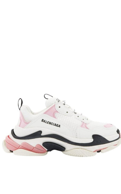 Balenciaga Triple S leather and Mesh Sneakers - Runway Catalog