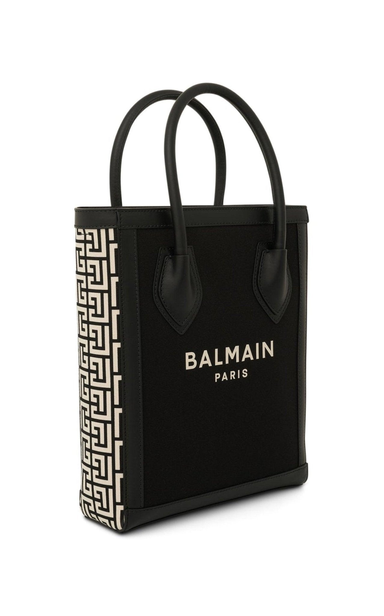 Balmain B - Army 24 Panelled Canvas Tote - Runway Catalog
