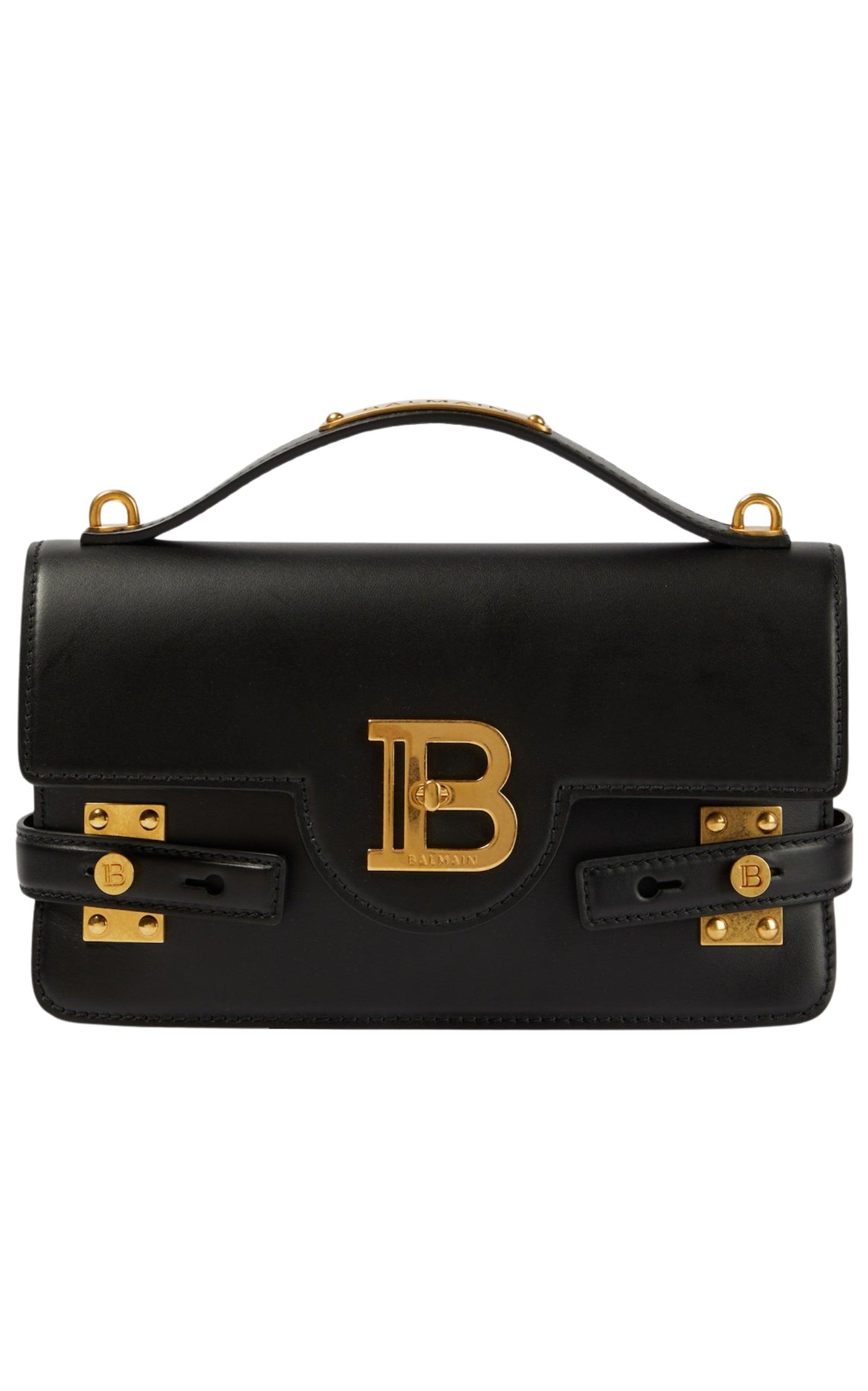 B-Buzz 24 Leather Shoulder Bag Balmain