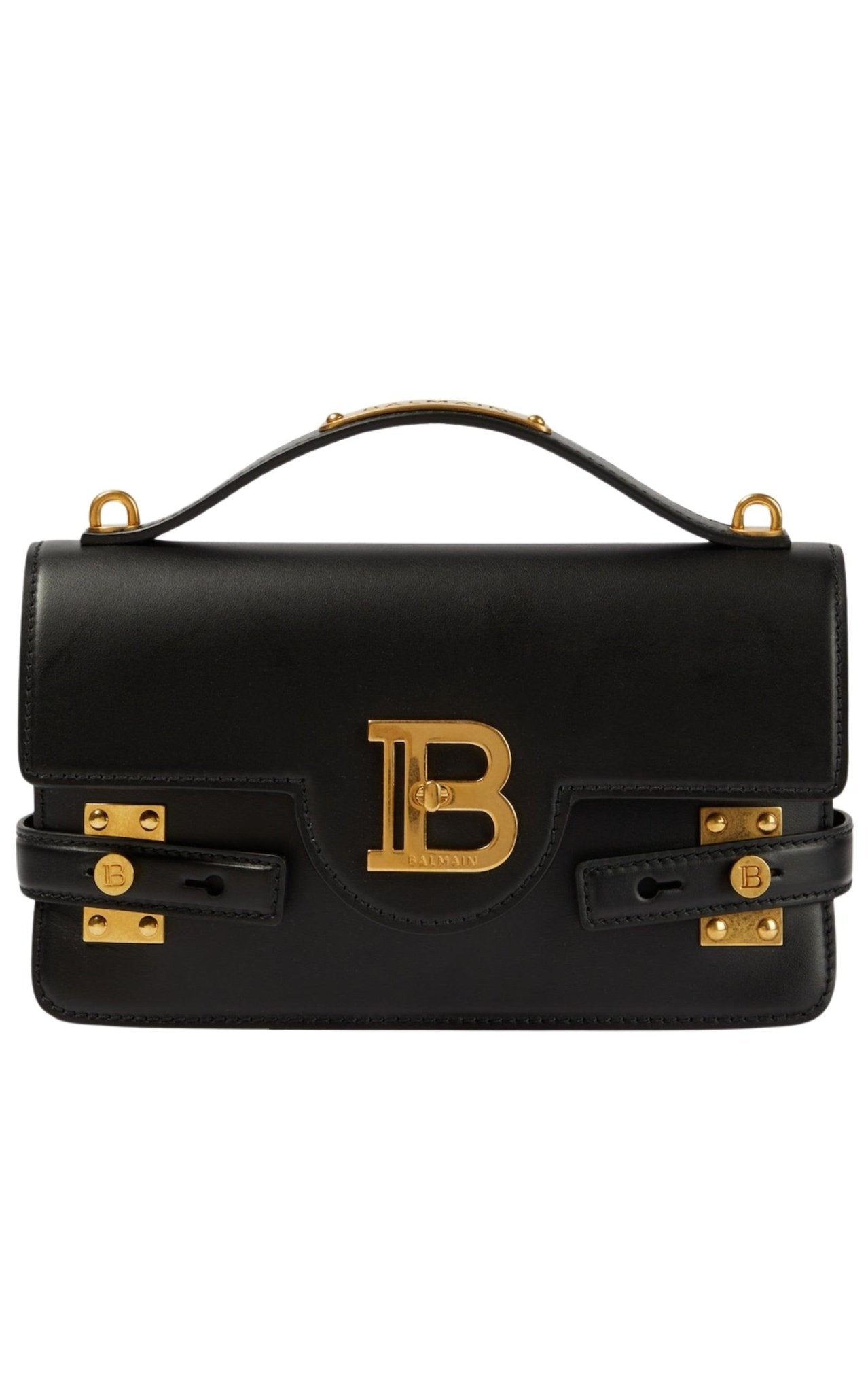 Balmain B - Buzz 24 Leather Shoulder Bag - Runway Catalog