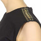 Black & Gold Chain Trimmed Tank Top Balmain