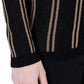 Black And Gold Striped Sweater Balmain