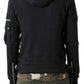 Black Biker Hoodie Jacket Balmain