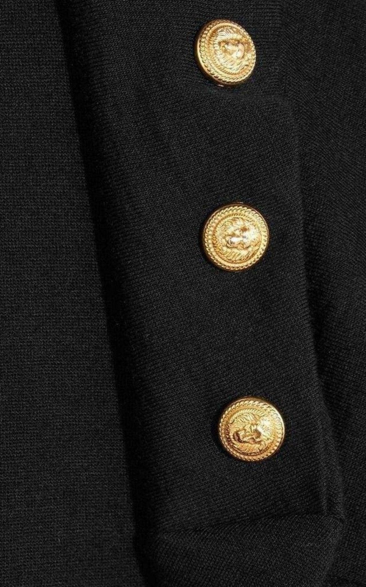 Balmain Black Knit Turtleneck Fine Wool Sweater - Runway Catalog