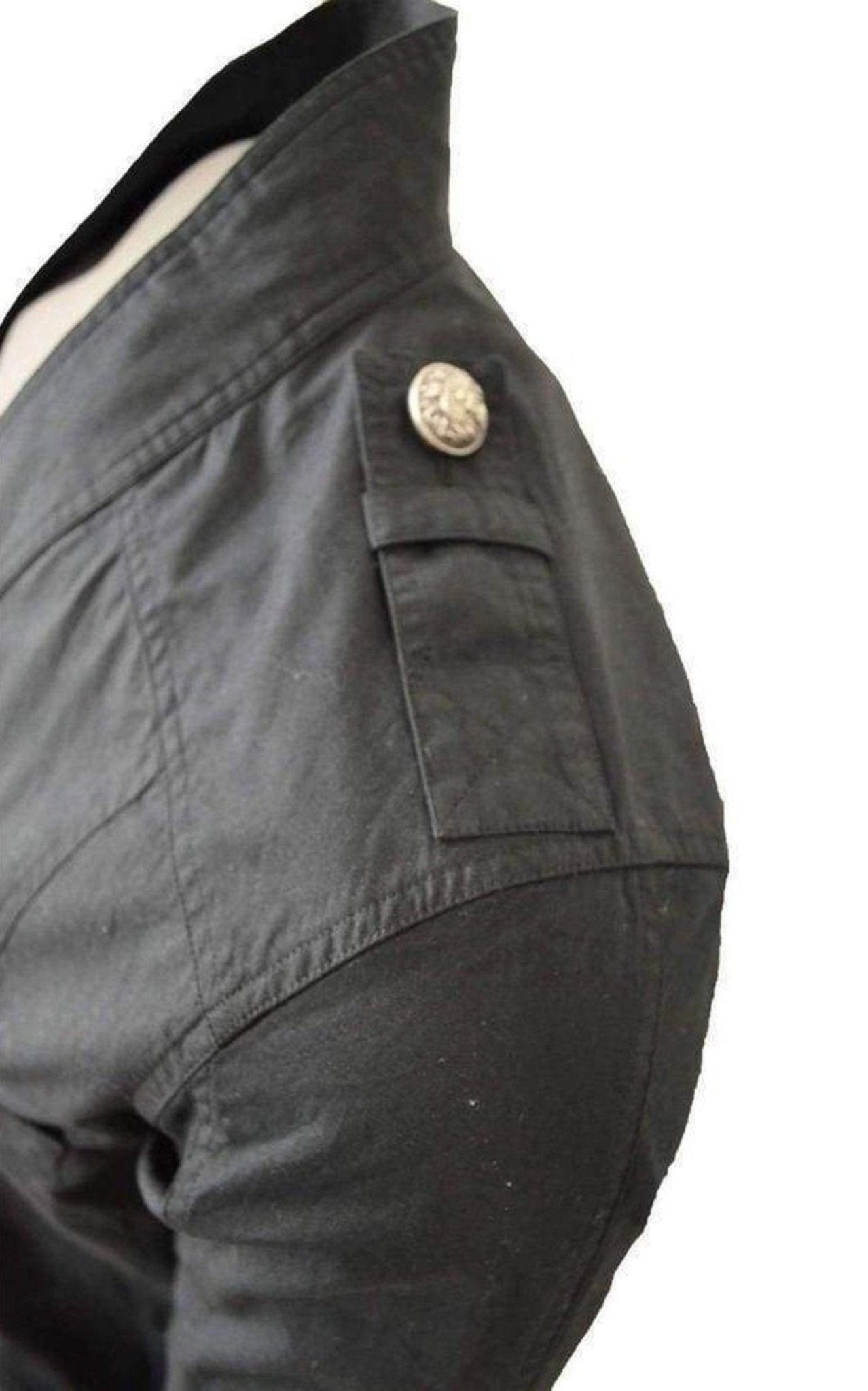 Balmain Black Shirt Double - breasted Jacket - Runway Catalog