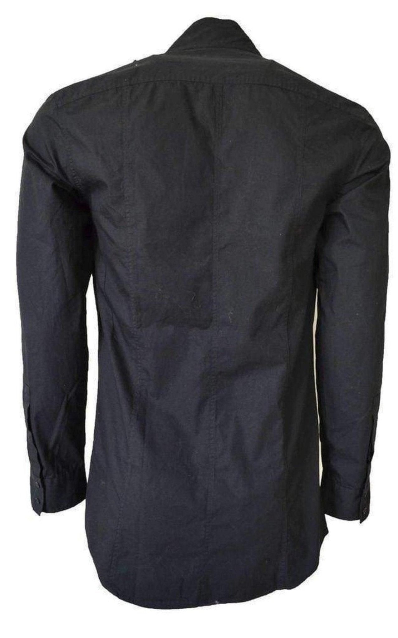 Balmain Black Shirt Double - breasted Jacket - Runway Catalog