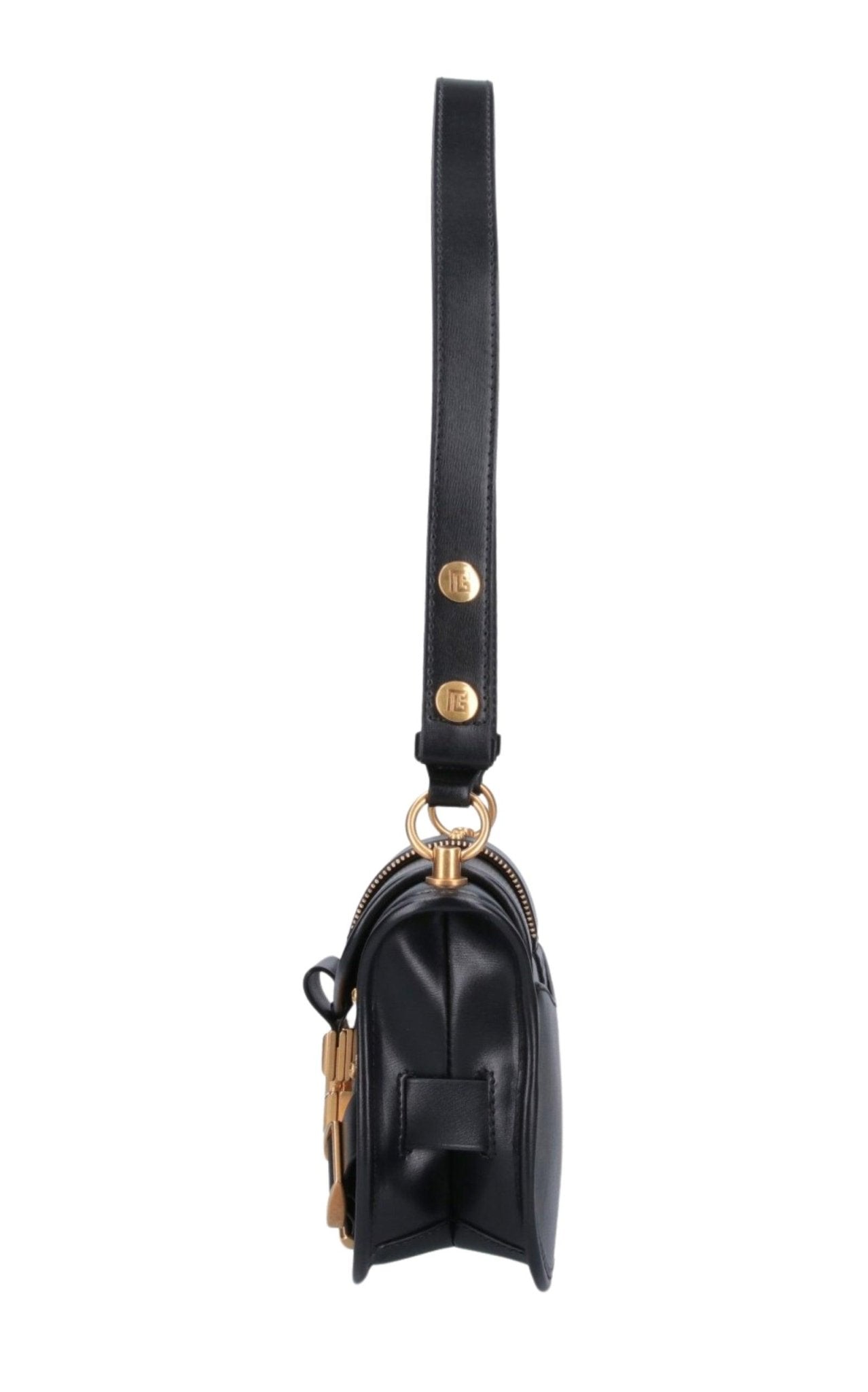 Balmain Blaze Leather Shoulder Bag - Runway Catalog