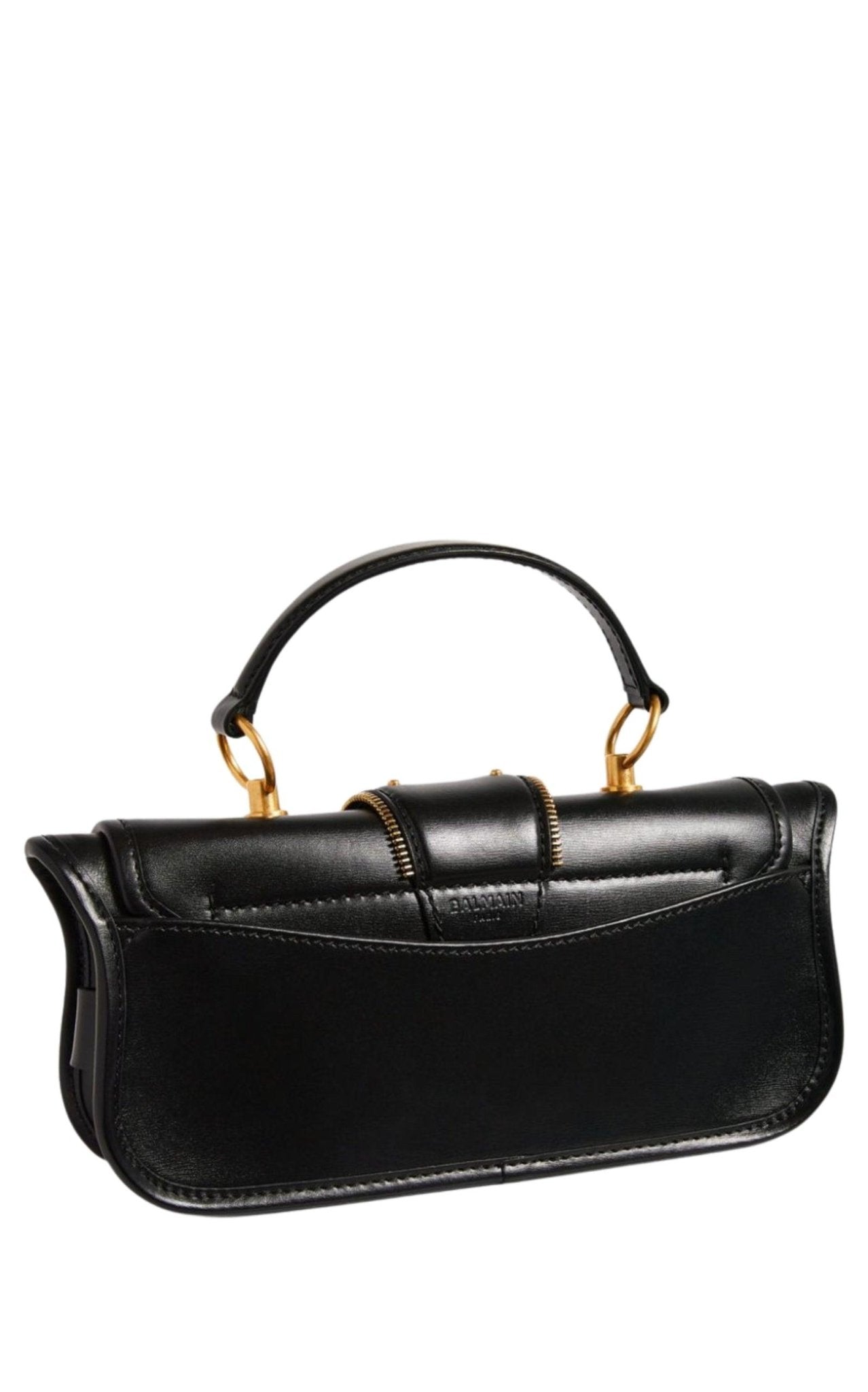 Balmain Blaze Small Leather Shoulder Bag - Runway Catalog
