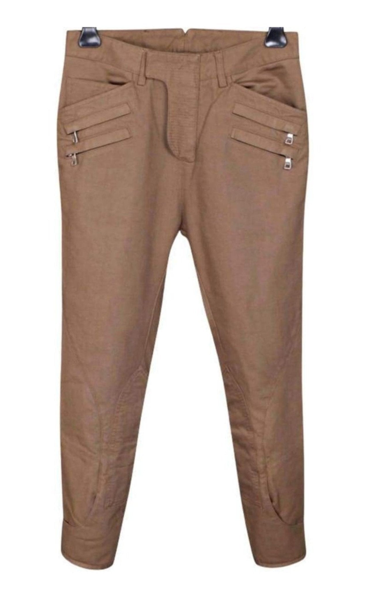 Balmain Brown Cropped Trousers - Runway Catalog