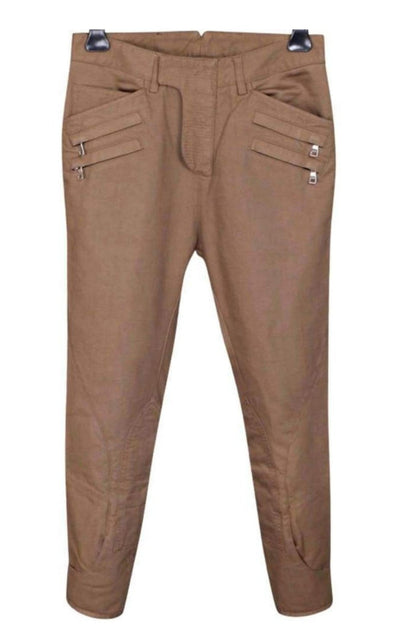 Balmain Brown Cropped Trousers - Runway Catalog