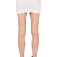 Button-Embellished Ribbed Stretch-knit Mini Skirt Balmain