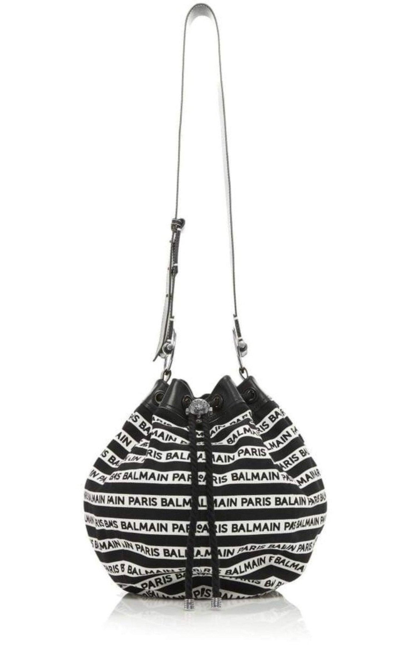 Balmain Canvas Bucket Large Bag - Runway Catalog