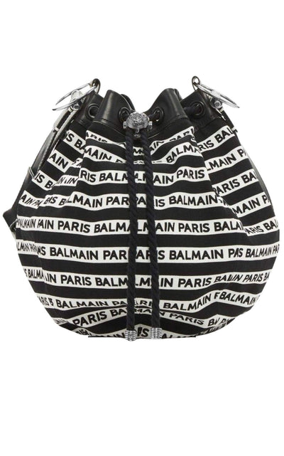 Balmain Canvas Bucket Large Bag - Runway Catalog