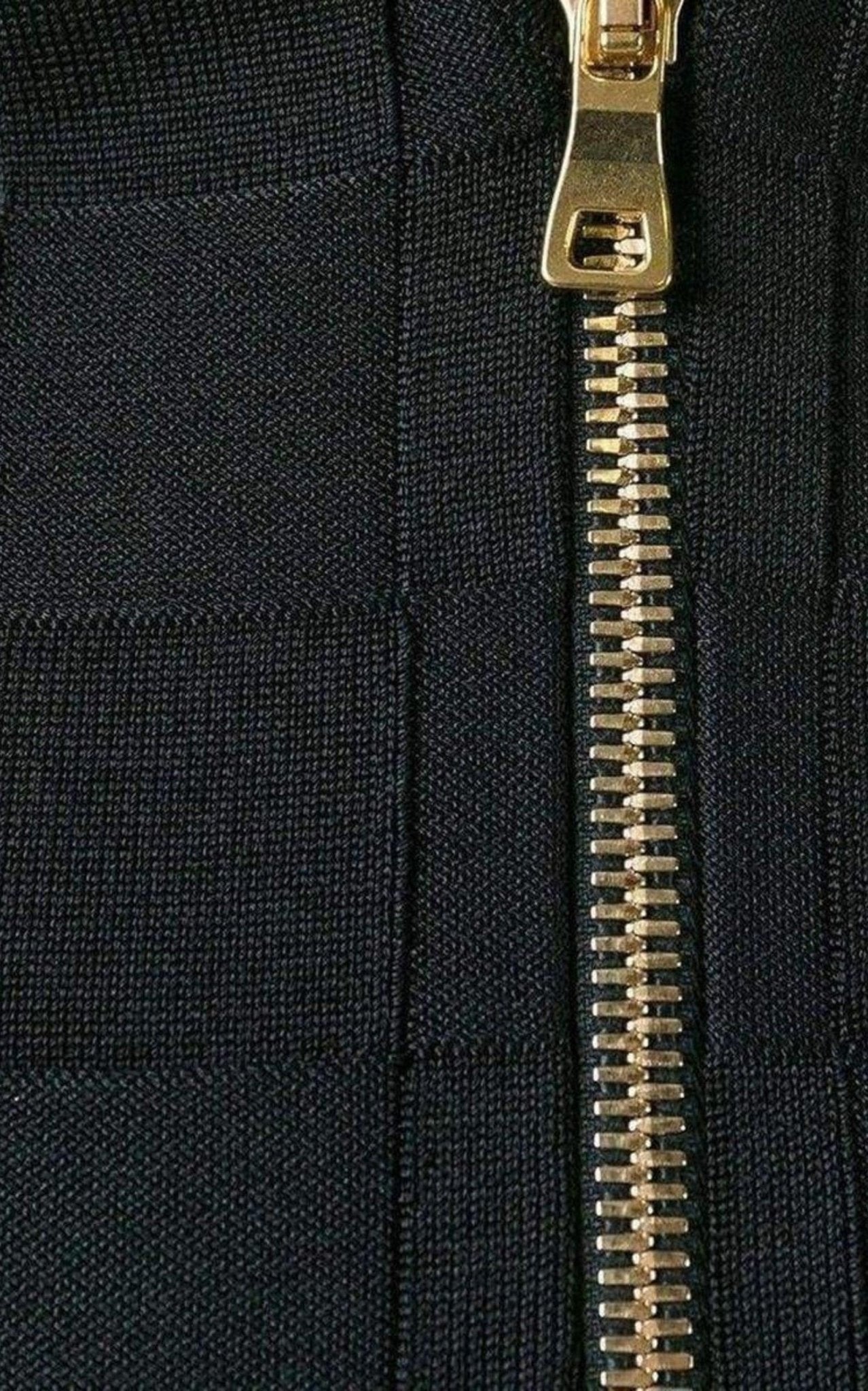 Balmain Check Jacquard Deep V - Back Dress - Runway Catalog