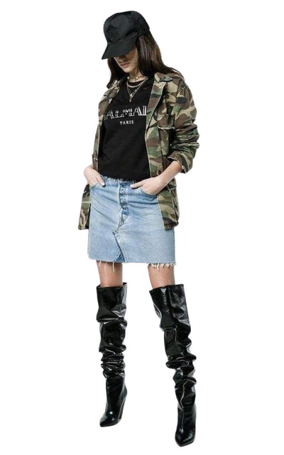 Balmain Crewneck Silver Logo Sweatshirt - Runway Catalog