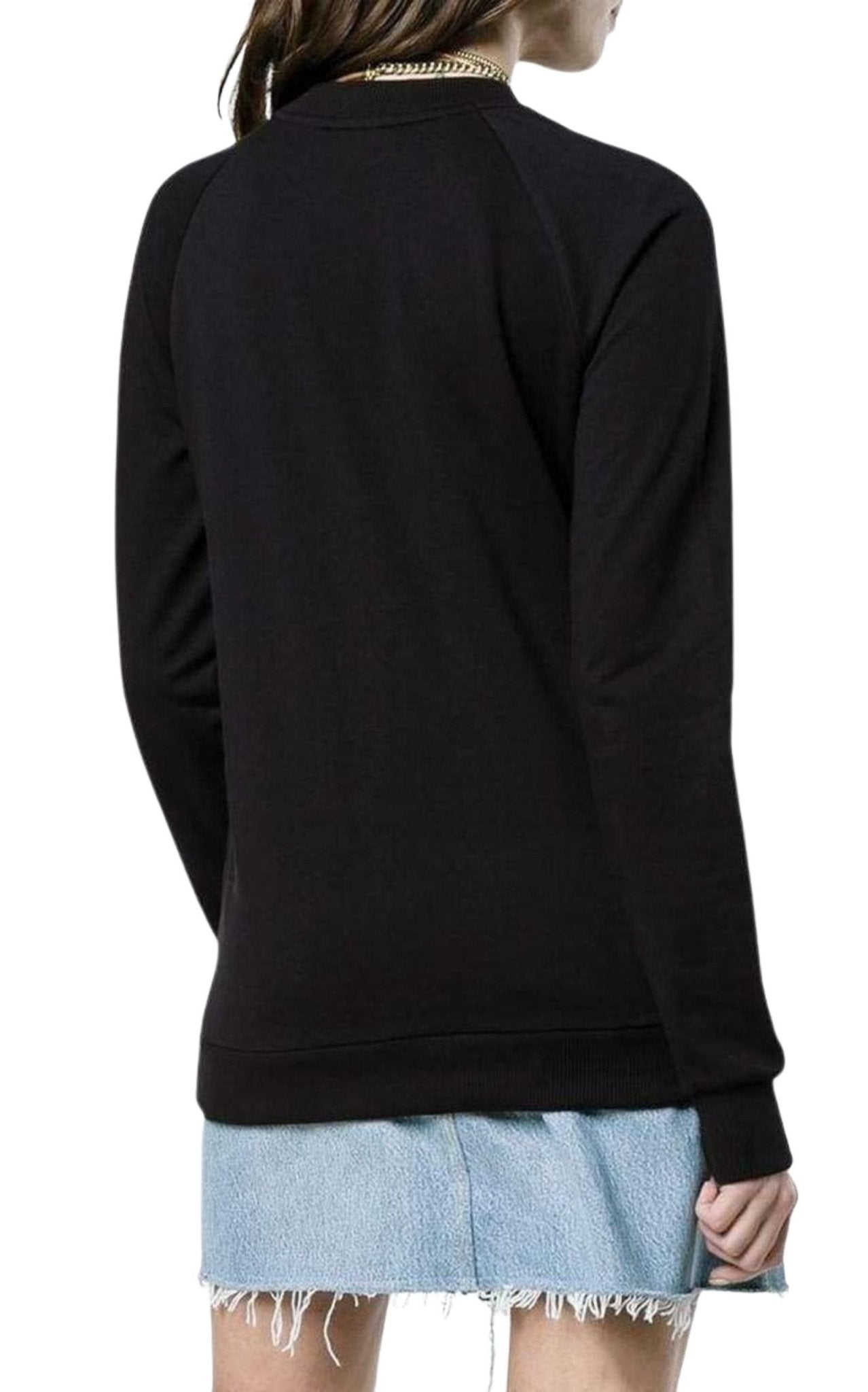 Balmain Crewneck Silver Logo Sweatshirt - Runway Catalog