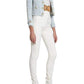 Cropped Stretch Cotton Denim Blazer Balmain