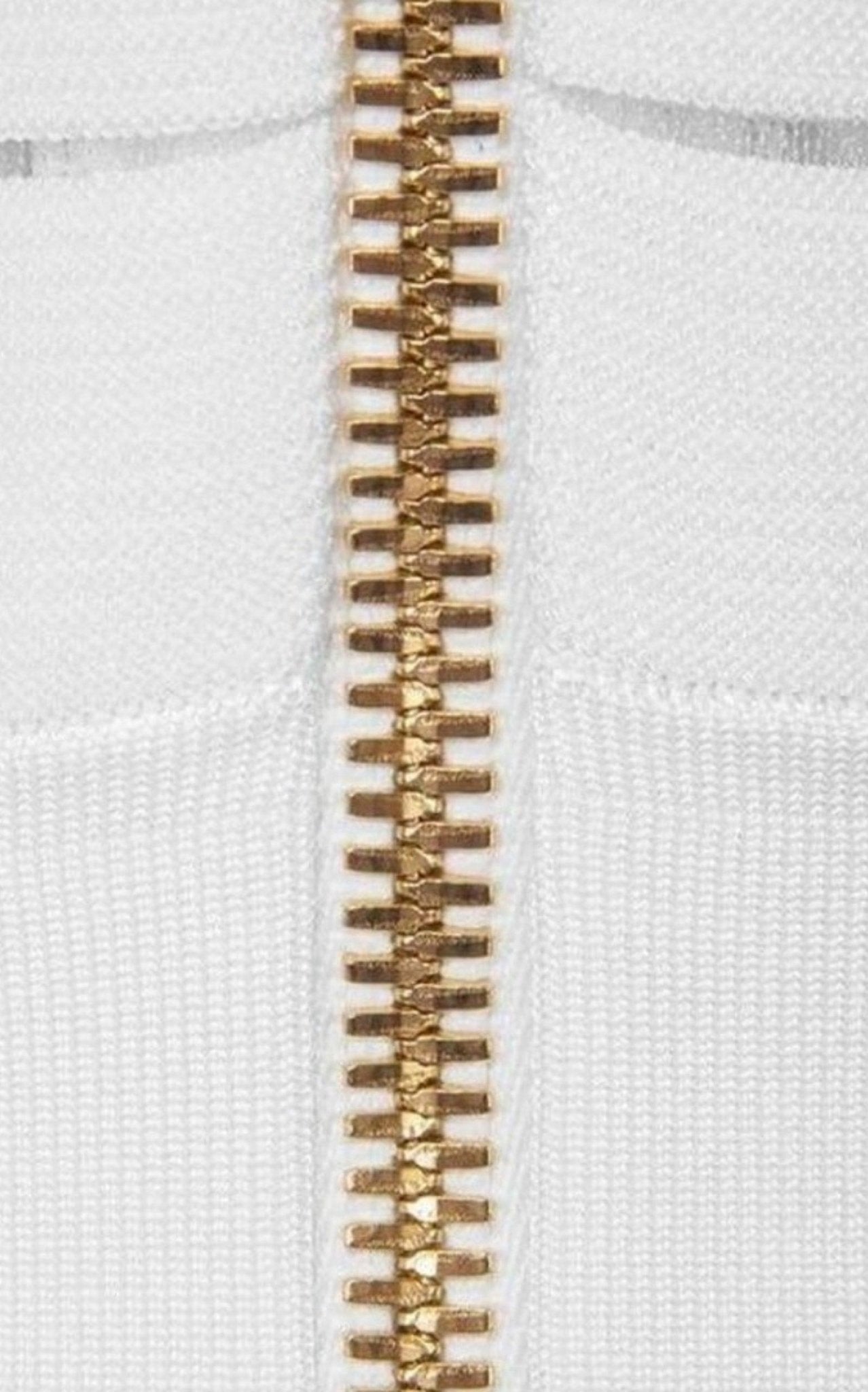 Balmain Deep V - Neck Knit Dress - Runway Catalog