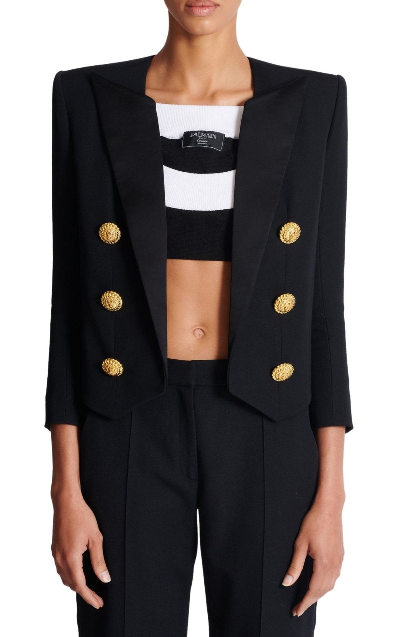 Balmain Edge to Edge 6 Button Blazer - Runway Catalog