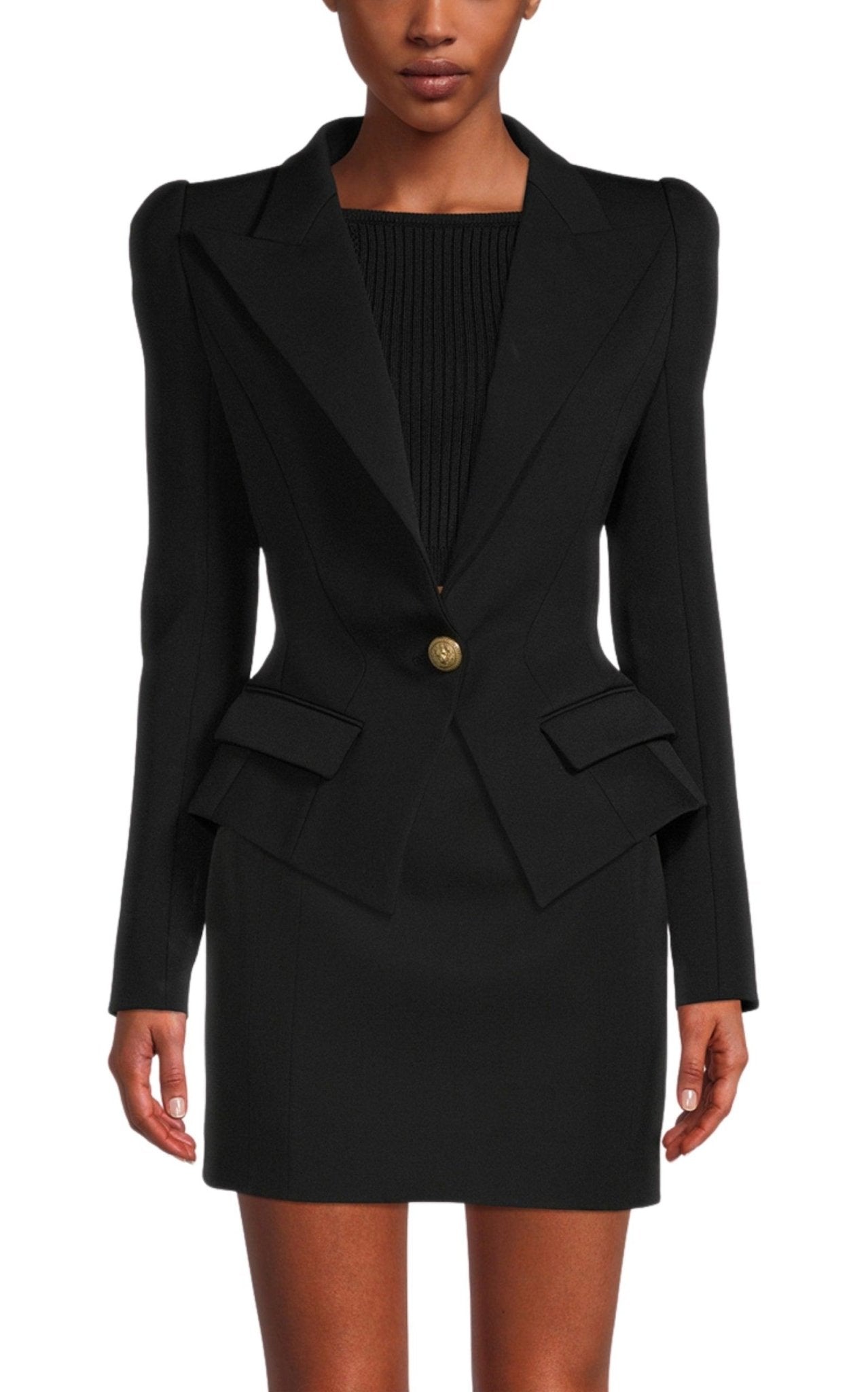 Balmain Flap - pockets Single - breasted Blazer - Runway Catalog