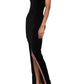 Front Slit Chain Linked Maxi Dress Balmain