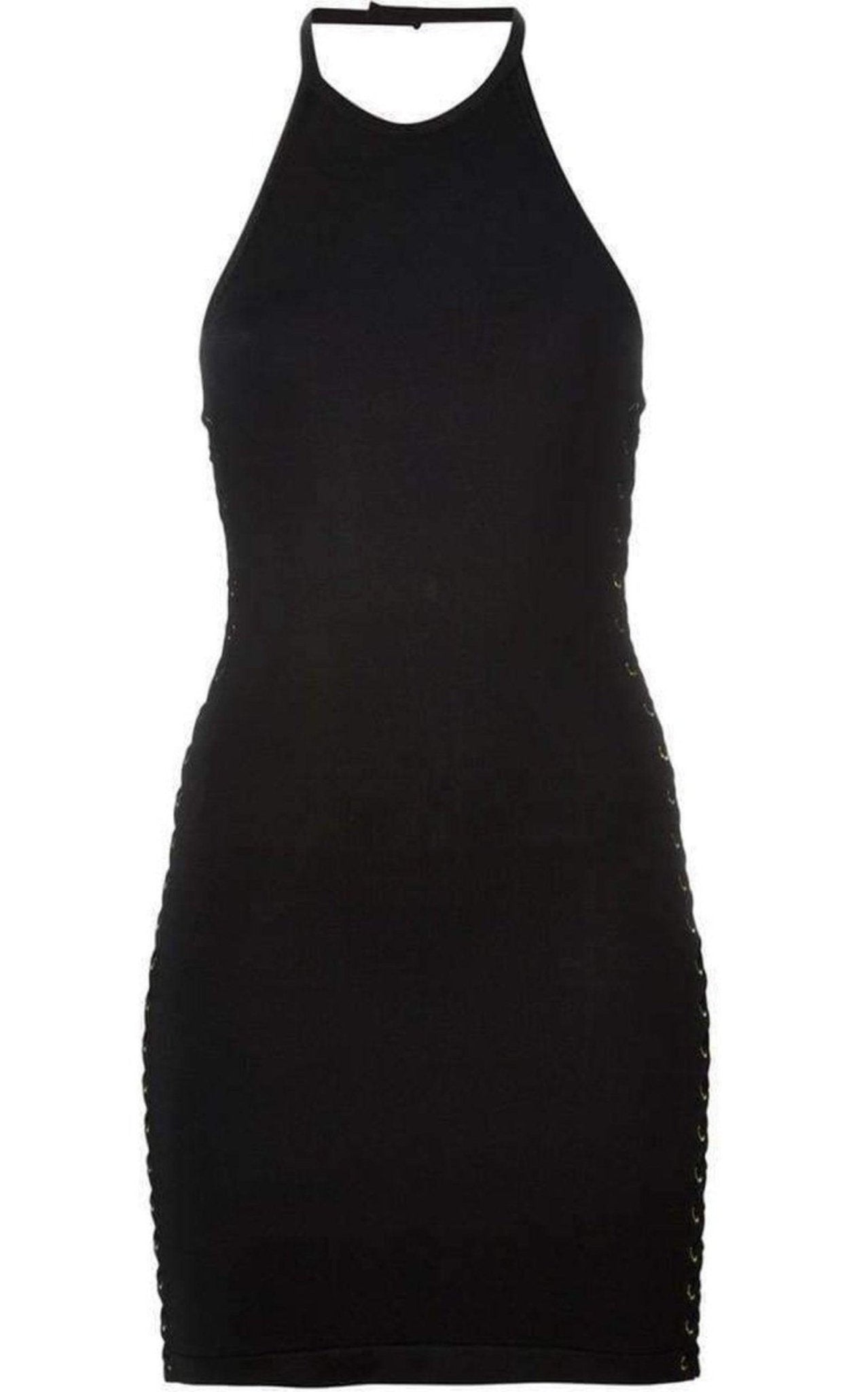 Balmain Halter Neck Mini Dress - Runway Catalog